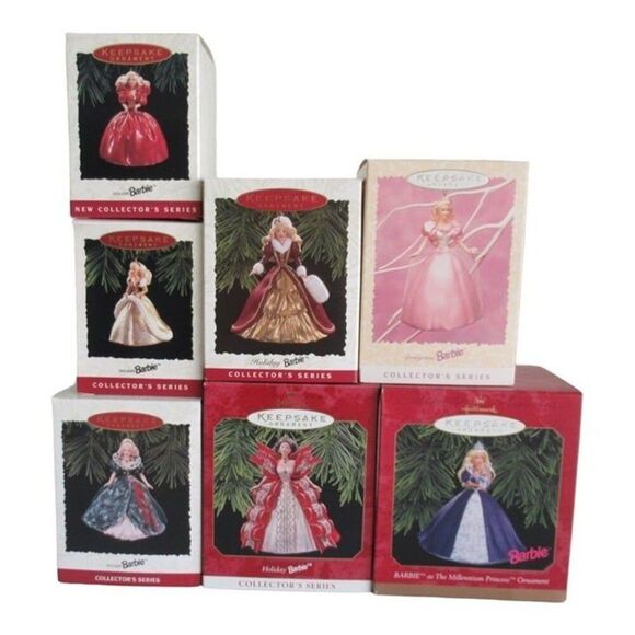 Hallmark Other - Barbie Collection of Hallmark Keepsake Ornaments – Lot of 7